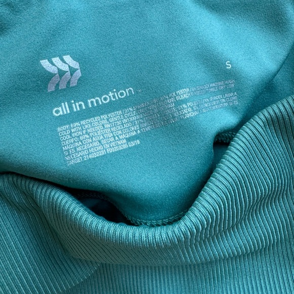 All in Motion Contour Leggings - Teal Green - Picture 6 of 9